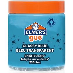 Elmers Gue kant-en-klare slijm | glazig blauwe slijm | geweldig om met extra ingrediënten te mengen | 236,5 ml | 1 stuk